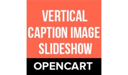 Vertical Caption Image Slideshow