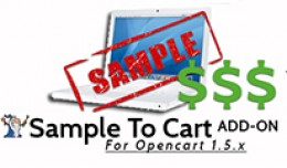 Sample To Cart ADD ON Sample Price Controls