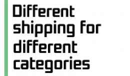 Different shipping for different categories [VQM..
