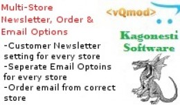Multi-Store Newsletter, Order and Email Options