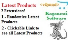 Latest Products Randomize & Clickable Link