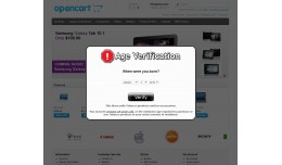 Age Verification Popup