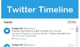 Twitter Timeline Widget