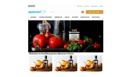 OpenCart Responsive Food template