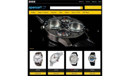 OpenCart Responsive Watches template