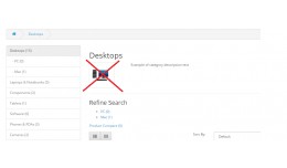 Disable subcategory image