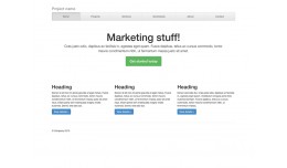 Bootstrap 3 Starter theme (free)
