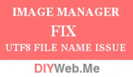 Image Manager Fix UTF-8 File Name Issue