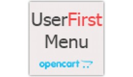UserFirst Menu Module for Opencart