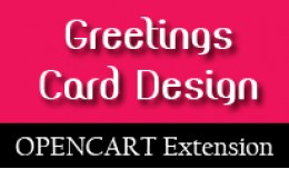 Custom Greetings Card Design for OpenCart