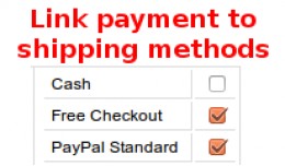 Link Payment to Shipping methods