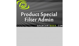 Product Special Filter Admin