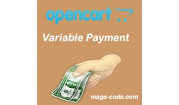 Variable Payment For Opencart