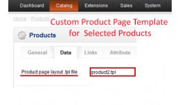 Custom Product Page Template for Selected Produc..