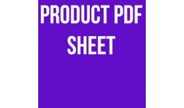 Product PDF sheet - demo