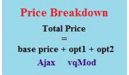 Product Price Breakdown Before Add To Cart