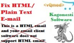 Fix HTML / Plain Text Email