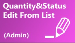 Quantity&Status Edit From List OCMOD 2.0x
