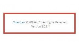 Remove Opencart text From Admin panel Footer (VQ..