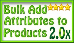 (OcMod) Bulk Add Attributes To Products