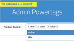 Admin PowerTAGs 2.0 ( tags autocomplete )