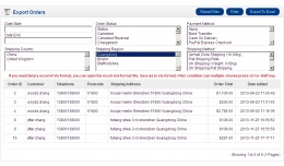 Orders Export - Export Orders To Excel (VQMOD)