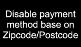 Disable COD base on Pincode/Zipcode (VQMOD)