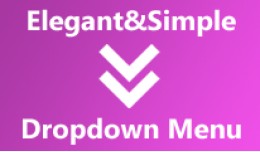 Elegant&Simple Dropdown Menu OCMOD 2.0x