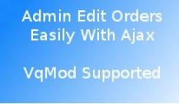 Ajax Admin Edit Orders, Prices and Totals [VQmod]