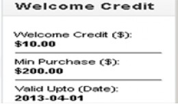 Welcome Credit To New Registration