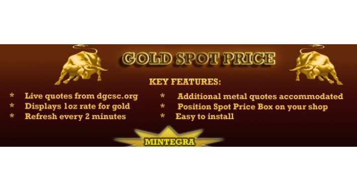 Metal Spot Price OpenCart Extension ( US Edition )