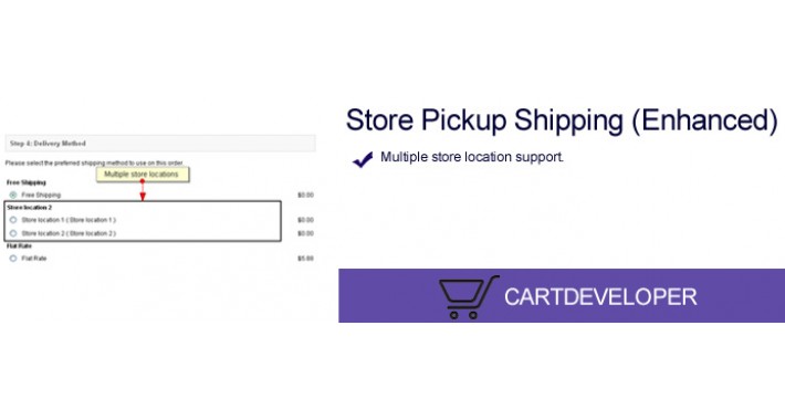 Store Pickup Shipping (Multiple locations) for Opencart