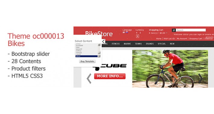 OpenCart 1.5 Theme oc000013