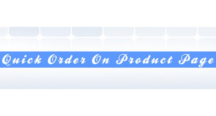 Quick Order