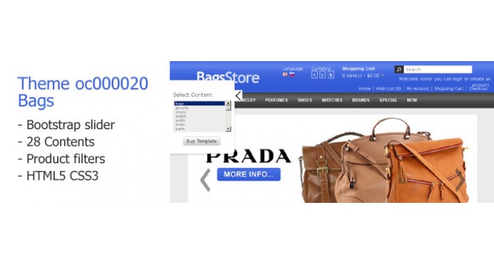 OpenCart 1.5 Theme oc000020