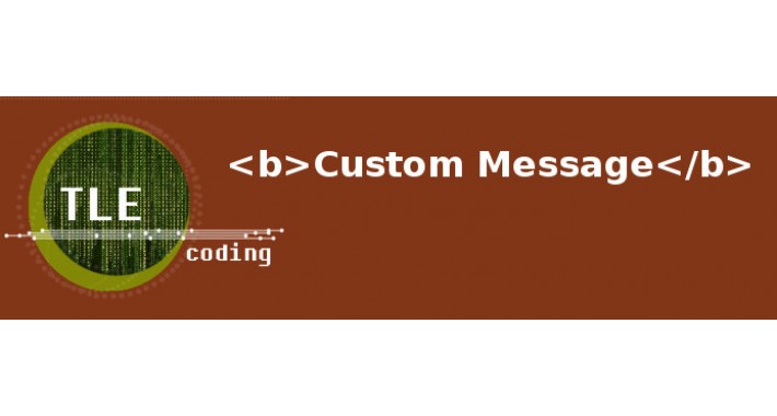 Custom Message