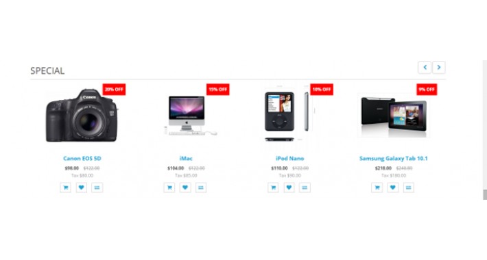 Products Carousel by Shockwebstudio