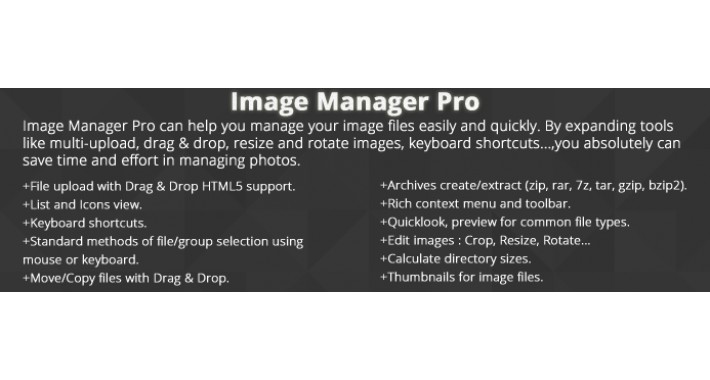 Image Manager Pro