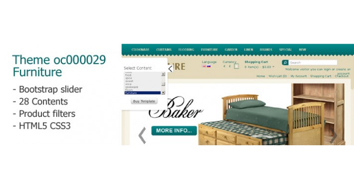 OpenCart 1.5 Theme oc000029