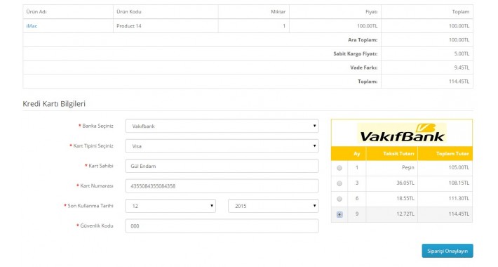 Vakıfbank Sanalpos 2.0.X - 2.1.X - 2.3.X