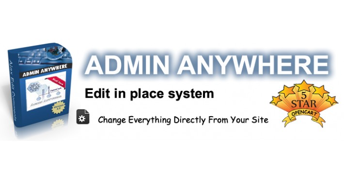 Admin Anywhere Edit In Place