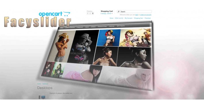 Fancyslider for opencart and Shoppica