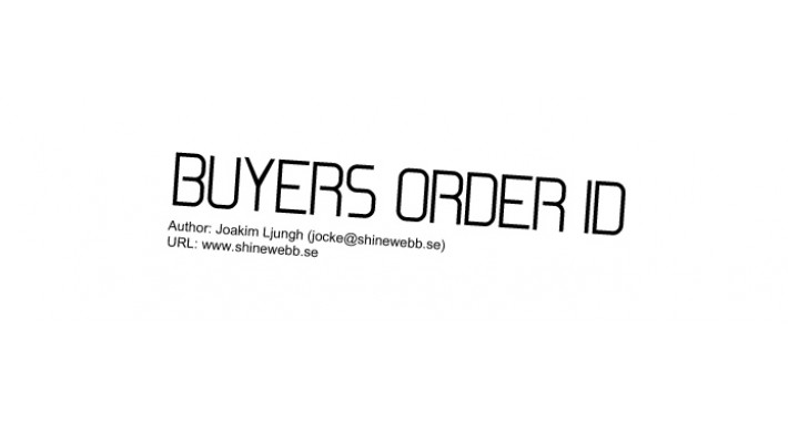Buyers Order ID