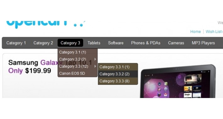 TLM - 2 Level Category Drop-down menu (VQmod required)