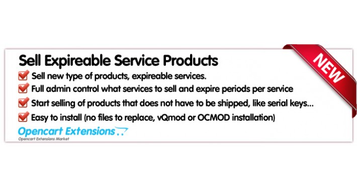 Sell Expireable Service Products