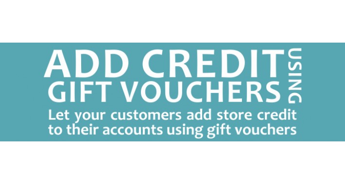 Add Credit using Gift Vouchers