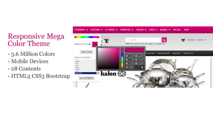 OpenCart 1.5 Theme oc000065