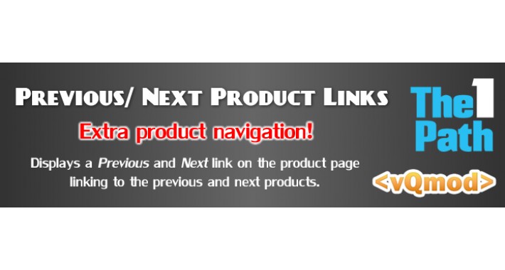 Previous/Next Product Links - Product Navigation