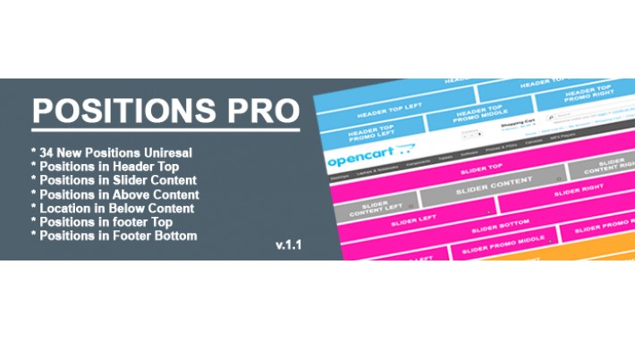 POSITIONS PRO + 34 New Extra Positions
