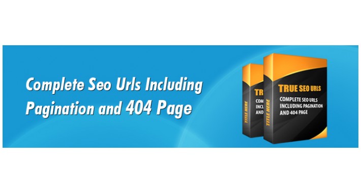 Complete seo urls including pagination and 404 page